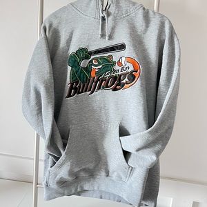 PENNANT-Green Bay Bullfrogs Sweatshirt/ Hoodie- Size Large